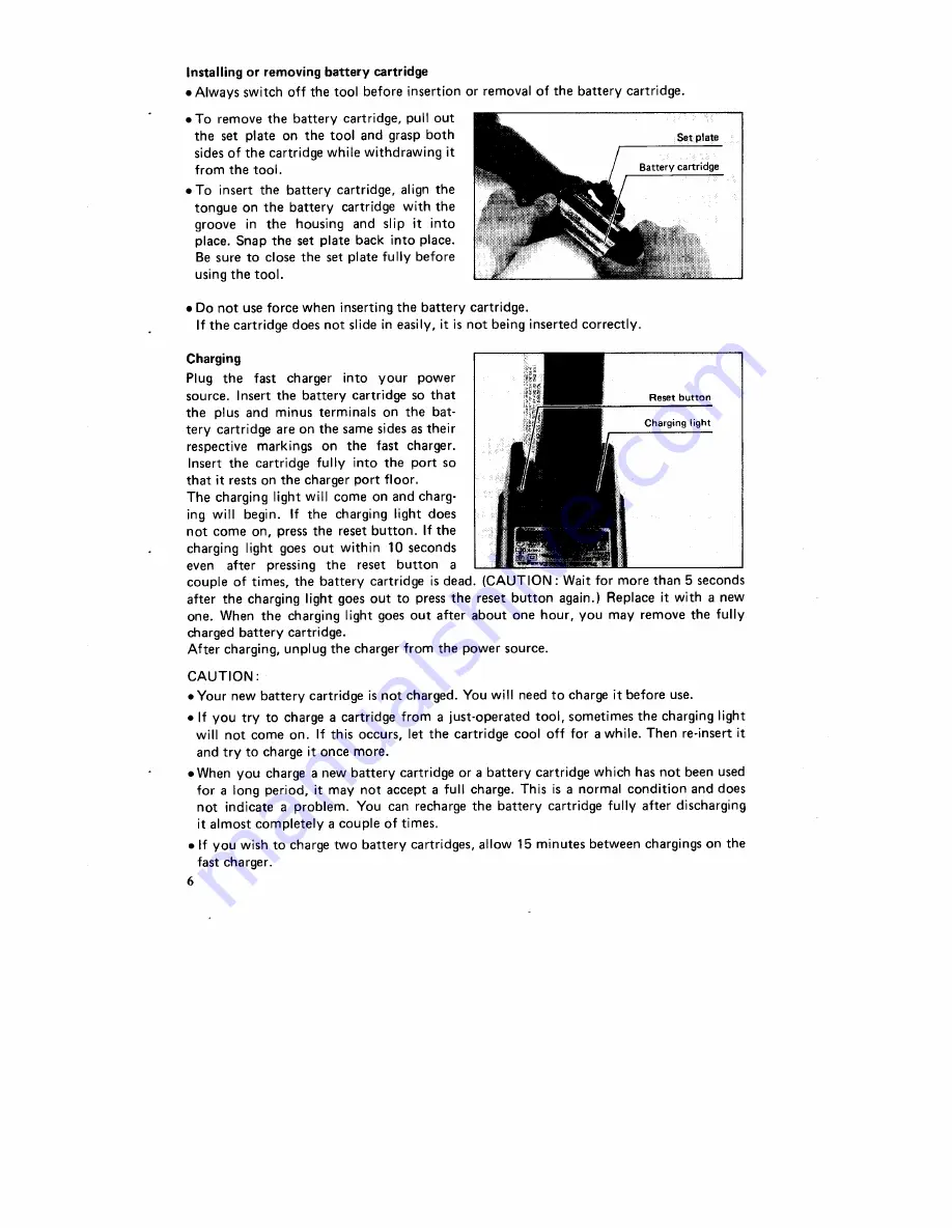 Makita 6075D Instruction Manual Download Page 6