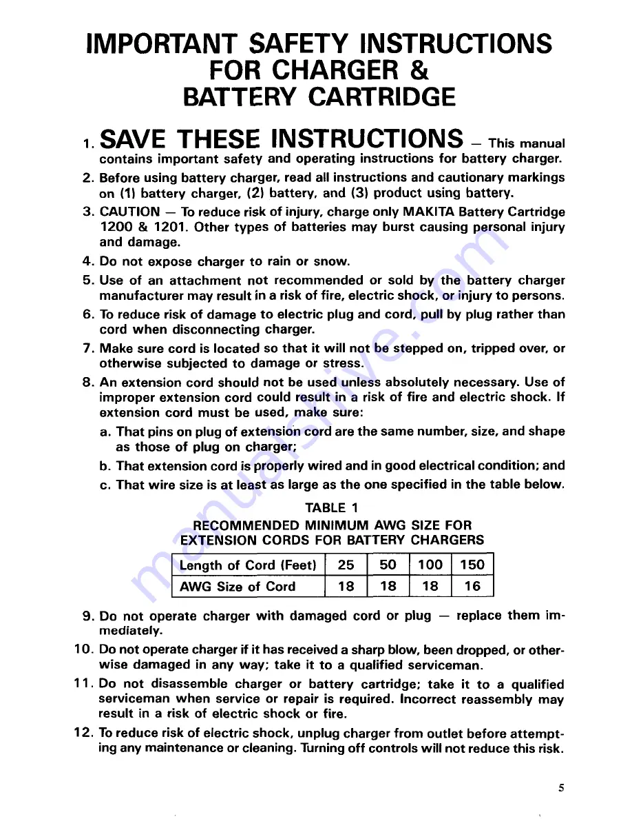 Makita 6212D Instruction Manual Download Page 5