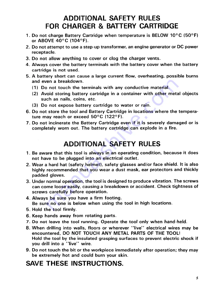 Makita 8412D Instruction Manual Download Page 5