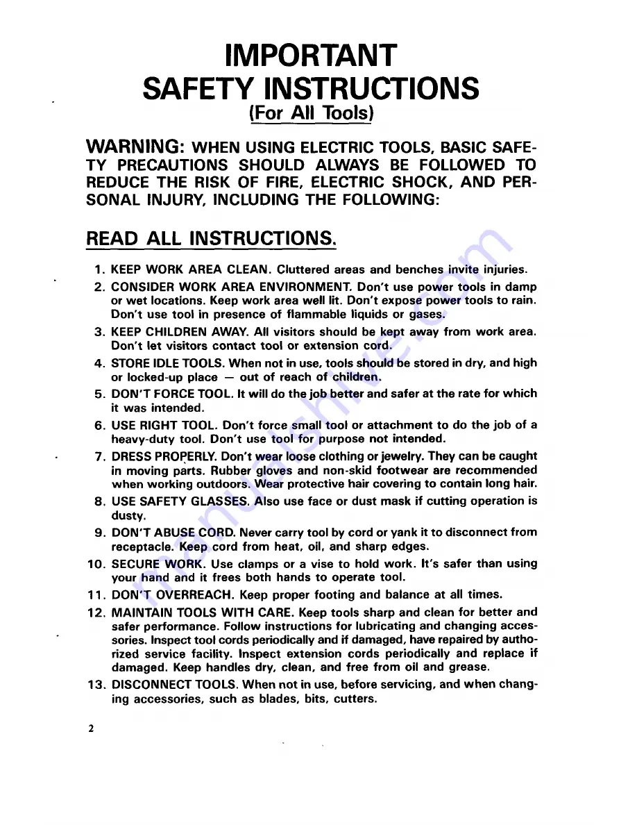 Makita 9000BL Instruction Manual Download Page 2