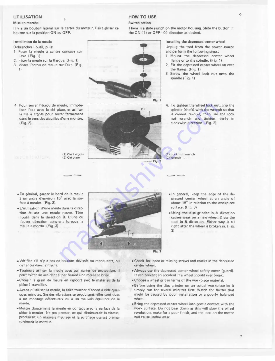 Makita 9501B Instruction Manual Download Page 4