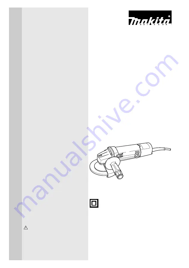 Makita 9503BH Instruction Manual Download Page 1