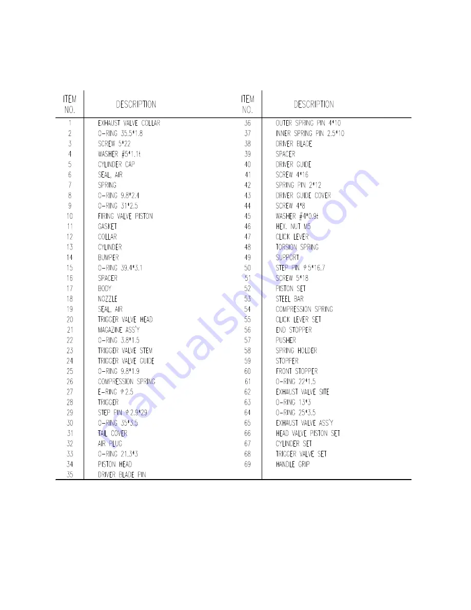 Makita AF301ZK Instruction Manual Download Page 7