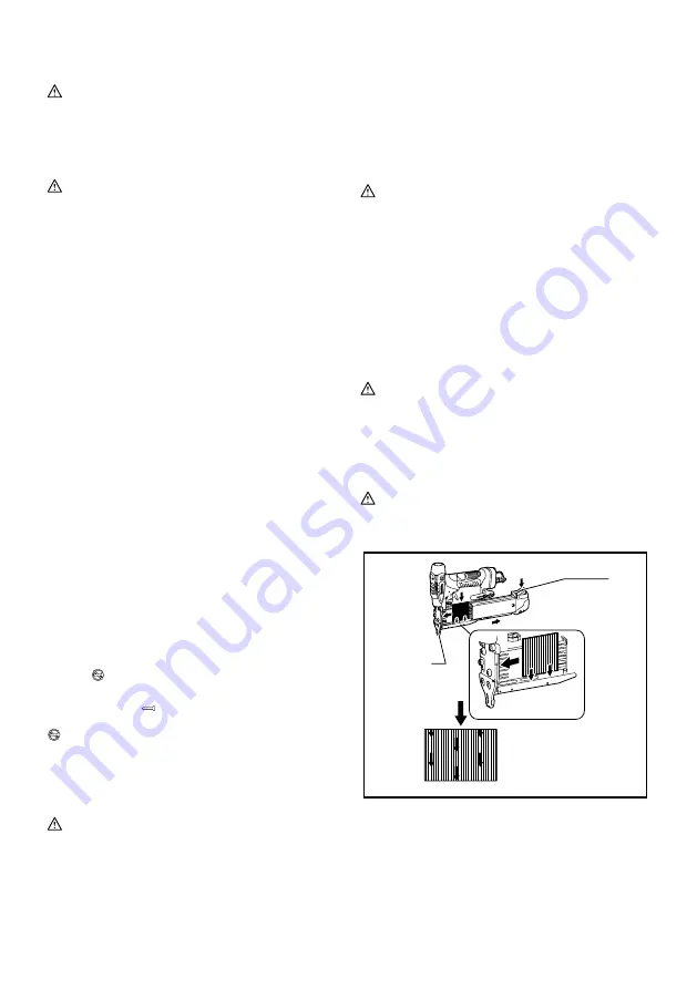 Makita AF500HP Instruction Manual Download Page 36