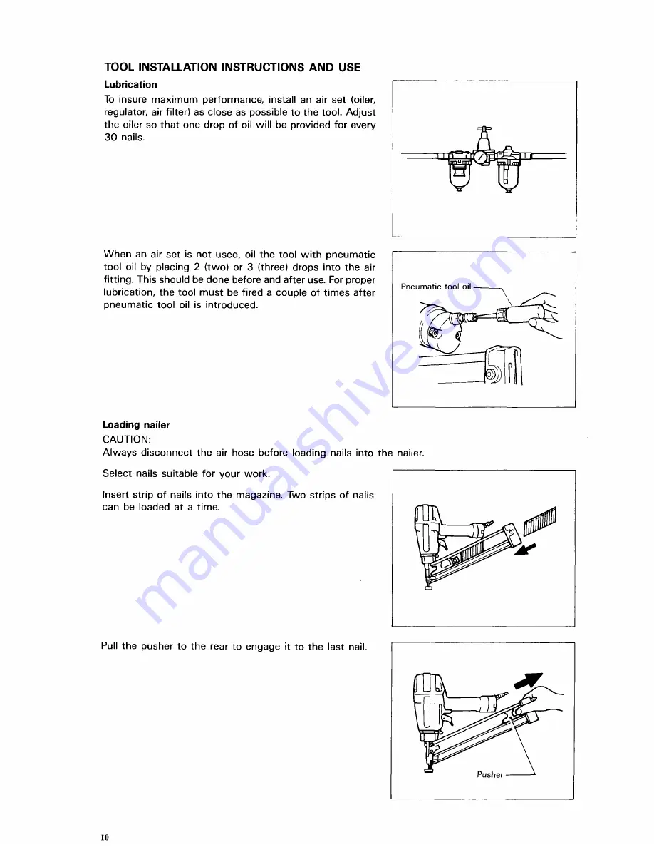 Makita AF631 Instruction Manual Download Page 10