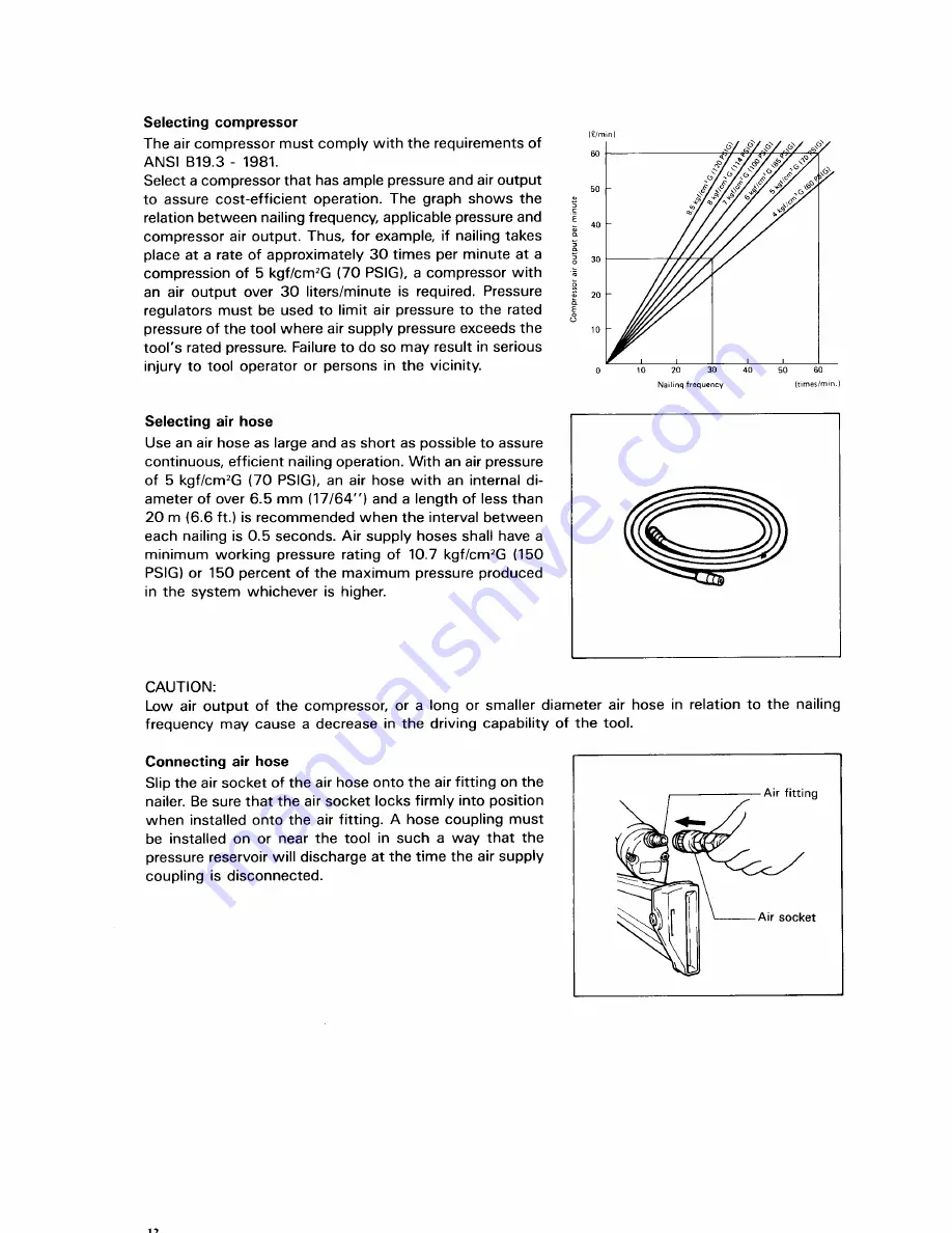 Makita AF631 Instruction Manual Download Page 12