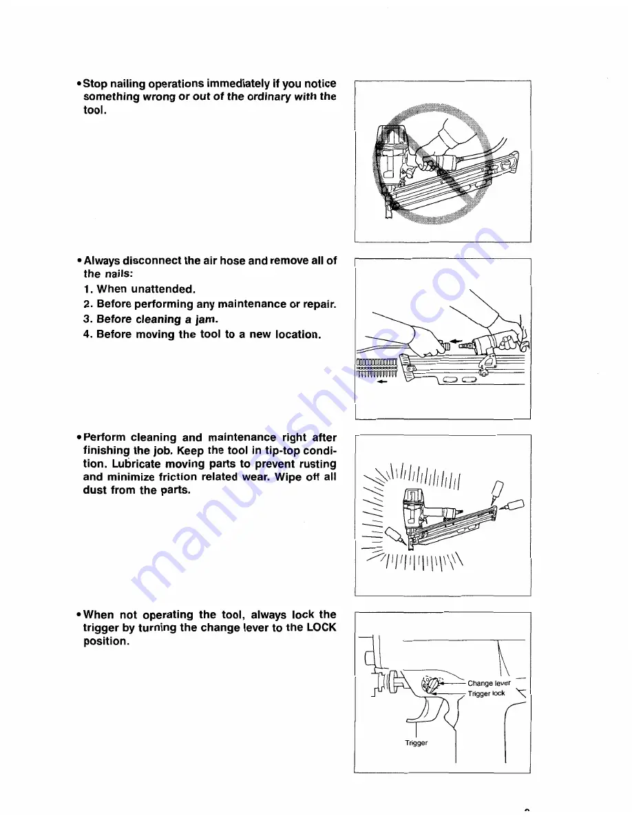 Makita AN922 Instruction Manual Download Page 9