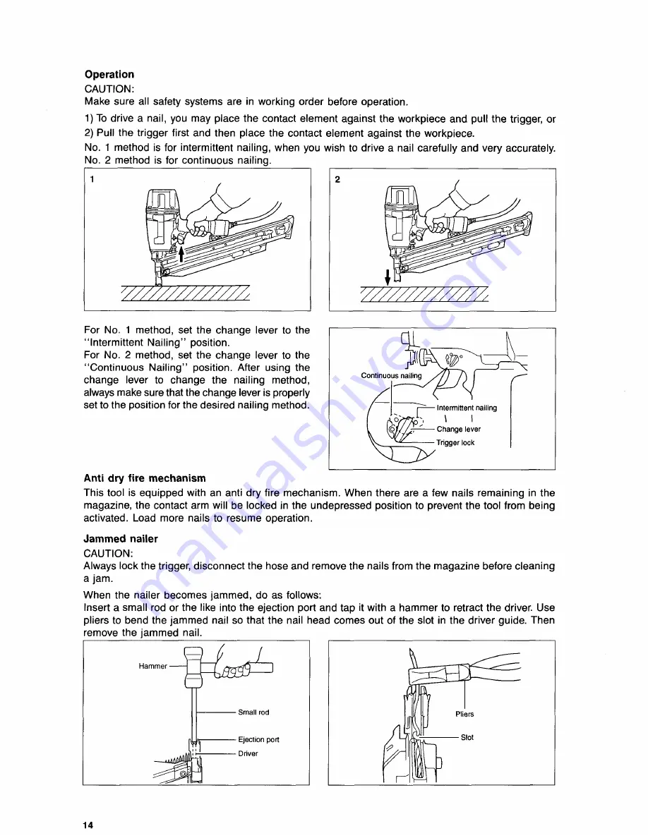 Makita AN922 Скачать руководство пользователя страница 14