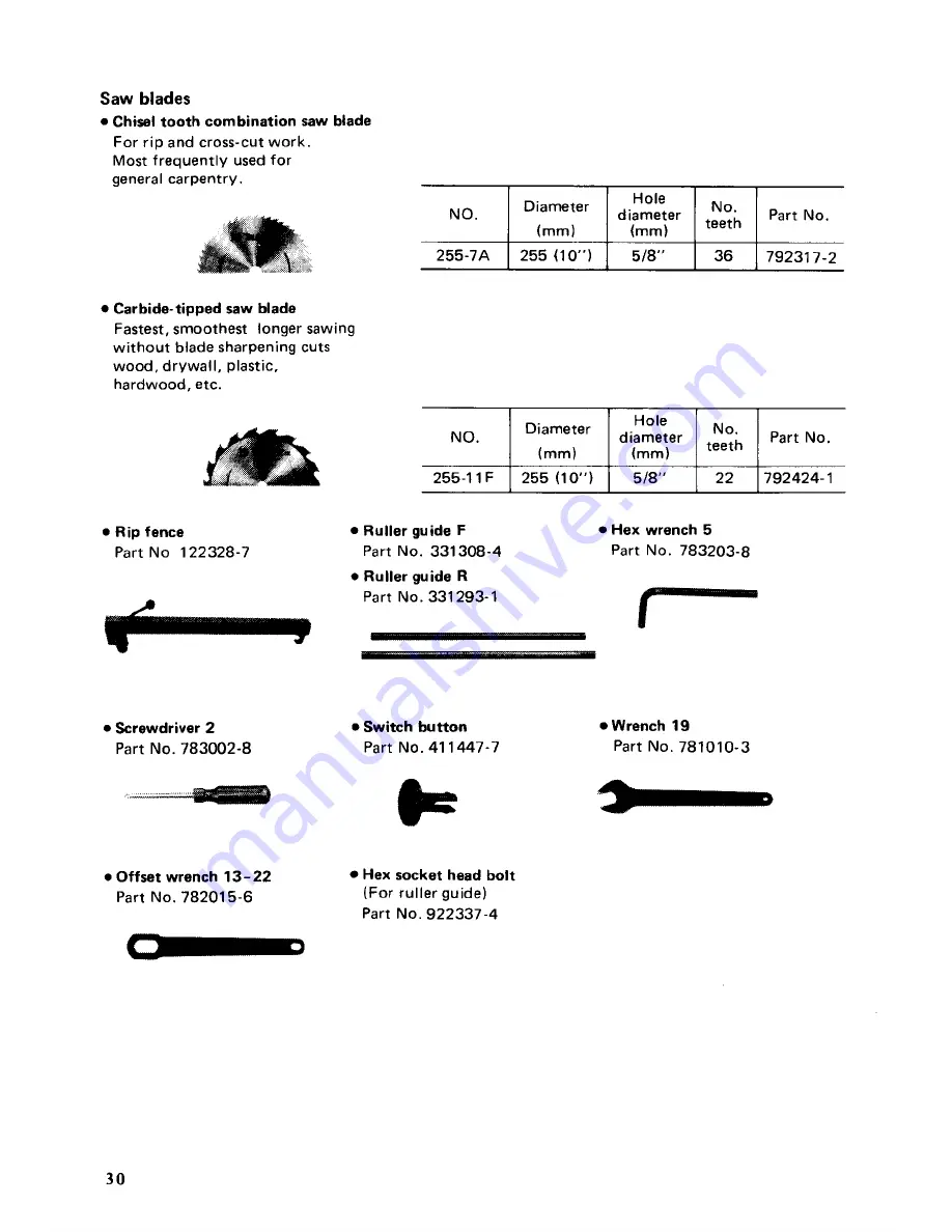 Makita ARBOR 2711 Instruction Manual Download Page 30