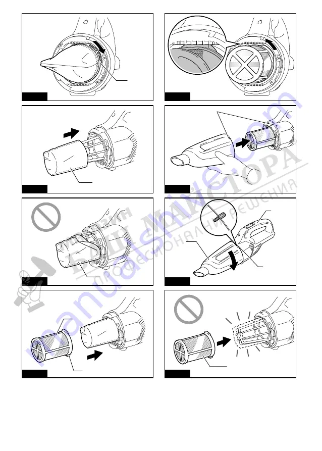 Makita Cordless Cleaner Instruction Manual Download Page 4