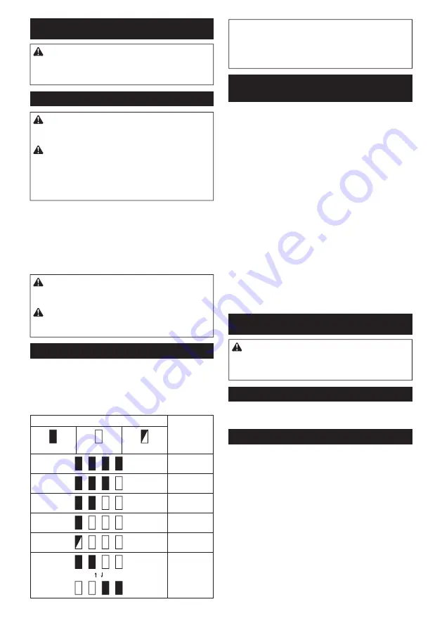 Makita DCF301 Instruction Manual Download Page 9