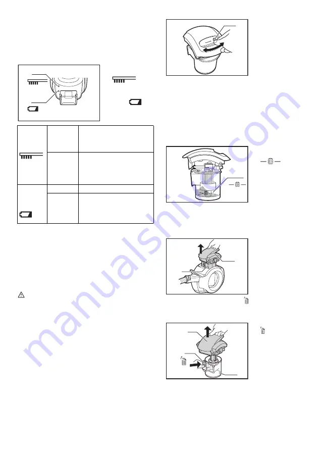 Makita DCL501Z Instruction Manual Download Page 17