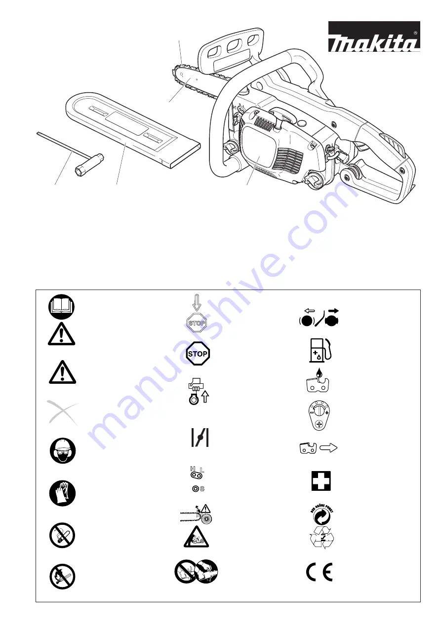 Makita DCS3410 Instruction Manual Download Page 3