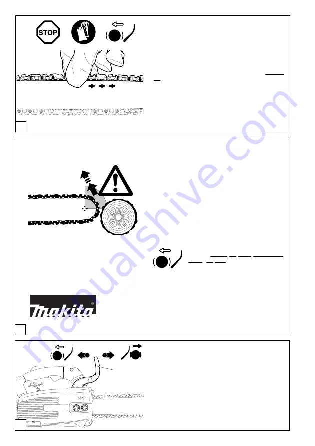 Makita DCS3410TH Instruction Manual Download Page 12