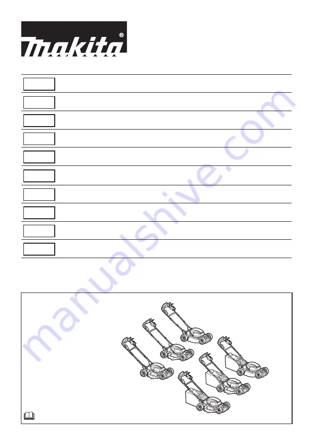 Makita DLM465 Instruction Manual Download Page 1