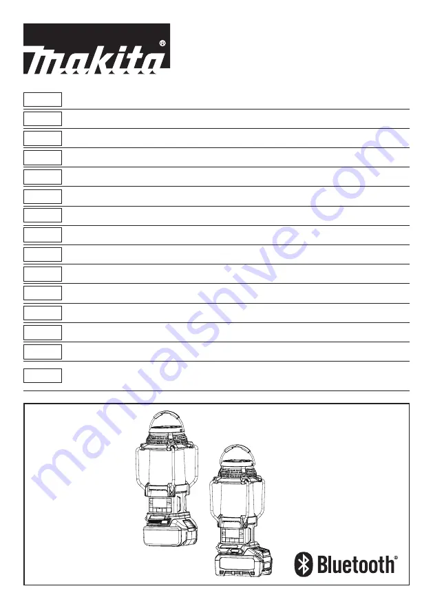 Makita DMR057 Instruction Manual Download Page 1