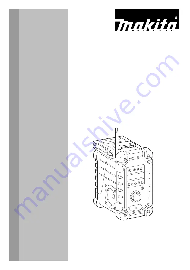 Makita DMR110 Instruction Manual Download Page 1