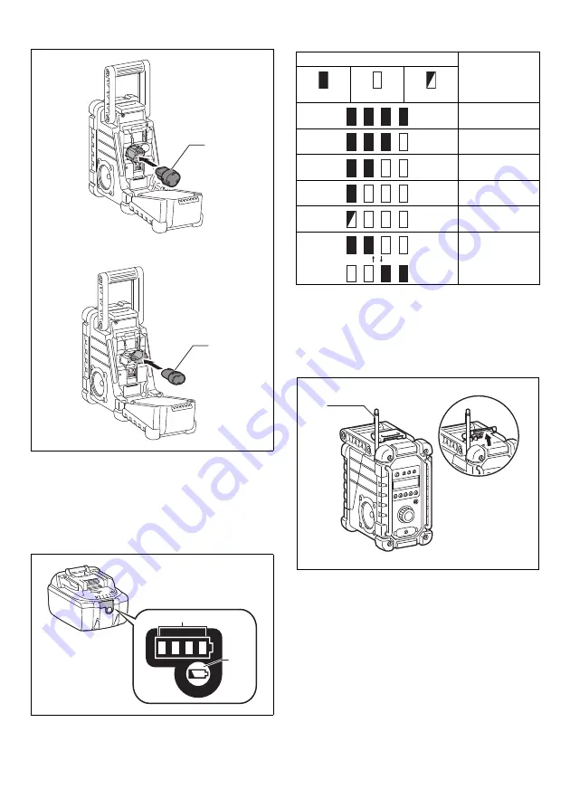 Makita DMR110 Instruction Manual Download Page 7