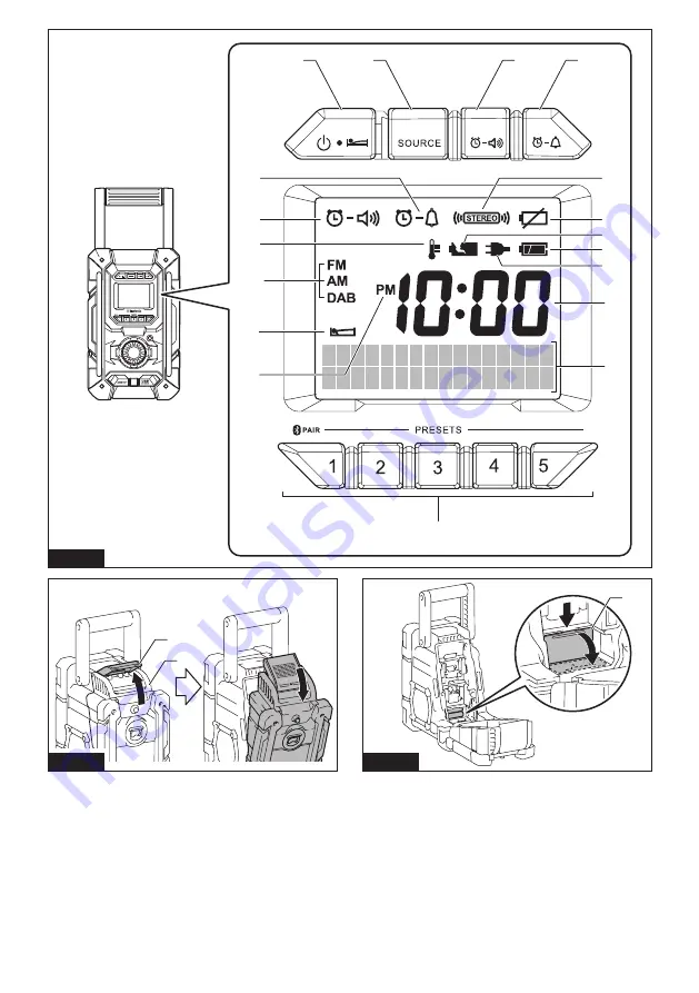 Makita DMR300 Instruction Manual Download Page 3