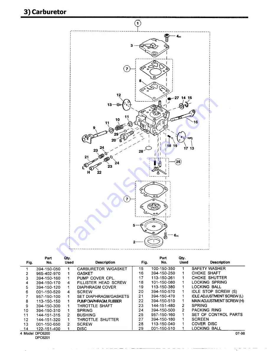 Makita DPC6200 Скачать руководство пользователя страница 4