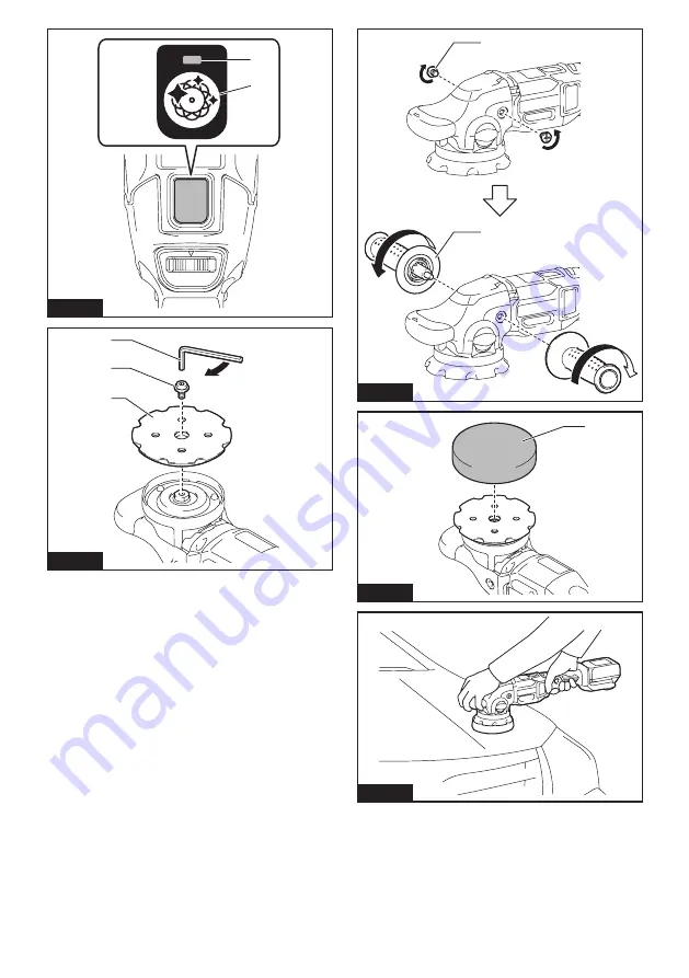 Makita DPO500 Instruction Manual Download Page 3