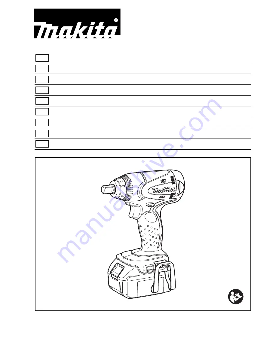 Makita DTW251 Скачать руководство пользователя страница 1