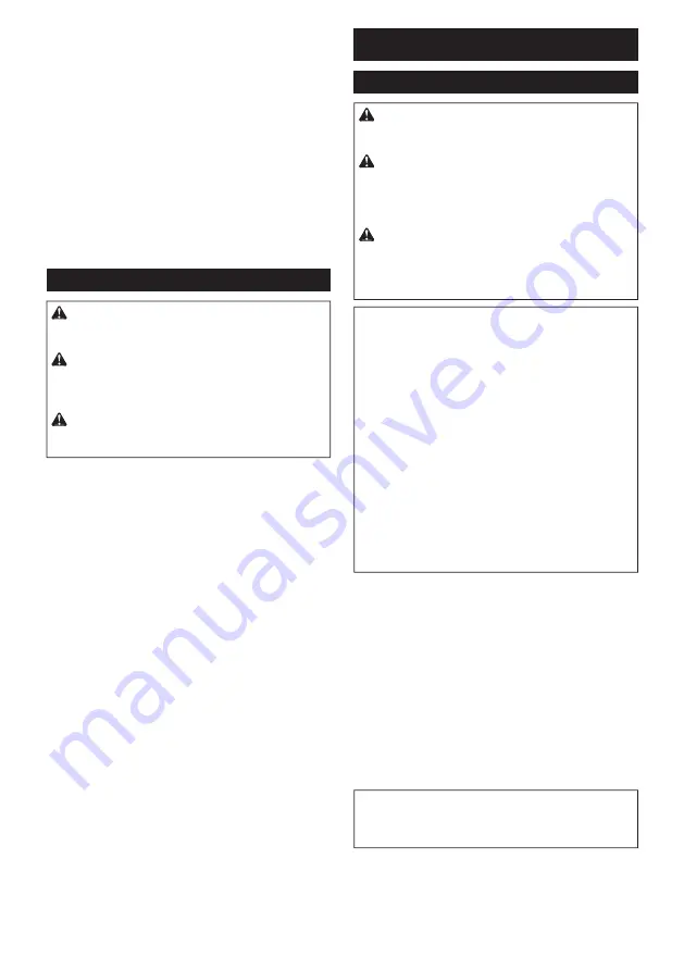 Makita DUC307 Instruction Manual Download Page 16