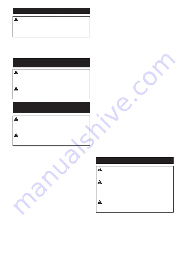 Makita DUC307 Instruction Manual Download Page 43