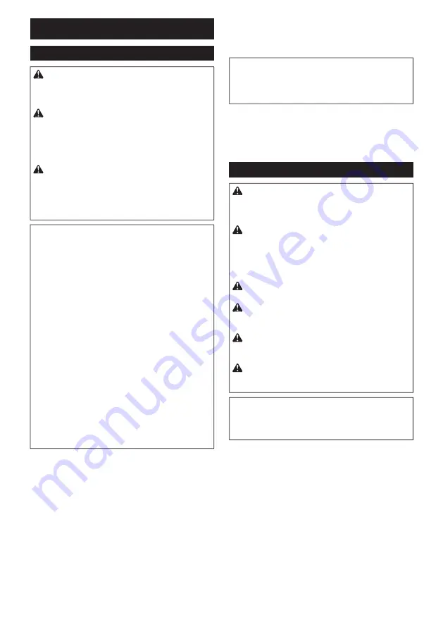 Makita DUC307 Instruction Manual Download Page 58