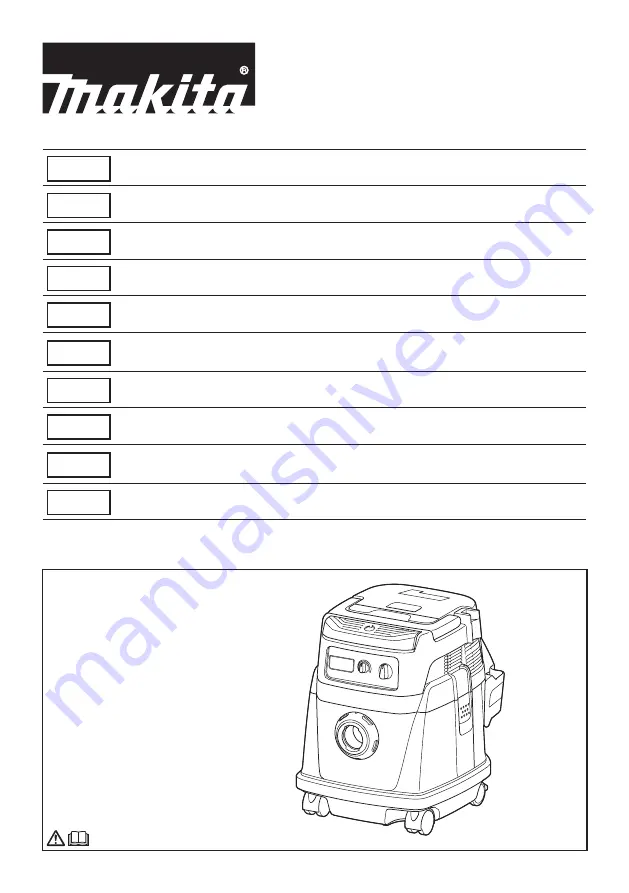 Makita DVC152L Instruction Manual Download Page 1