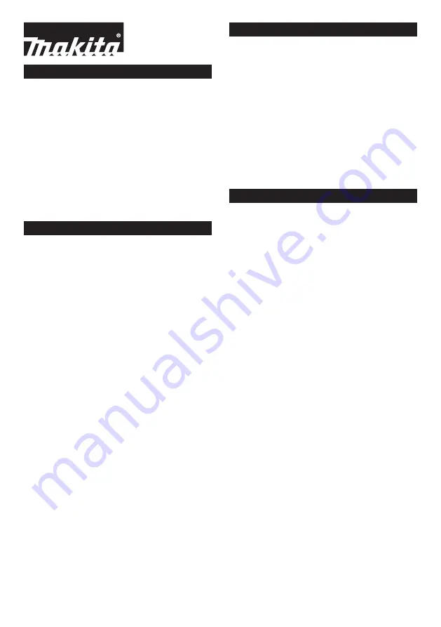 Makita DVC152L Instruction Manual Download Page 141