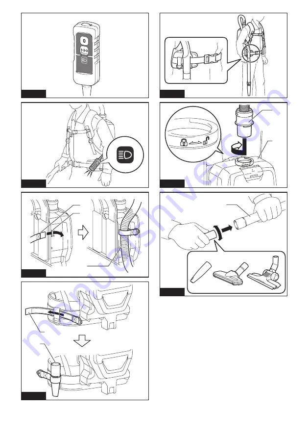 Makita DVC261 Instruction Manual Download Page 3