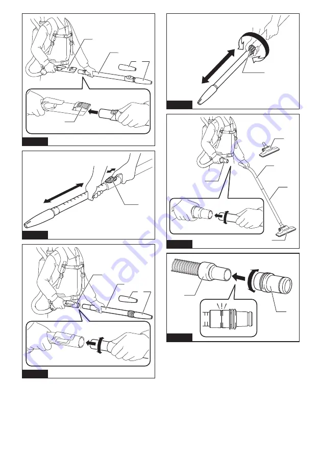 Makita DVC261 Instruction Manual Download Page 4