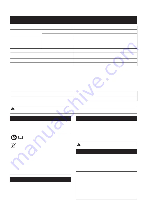 Makita DVC261 Instruction Manual Download Page 25