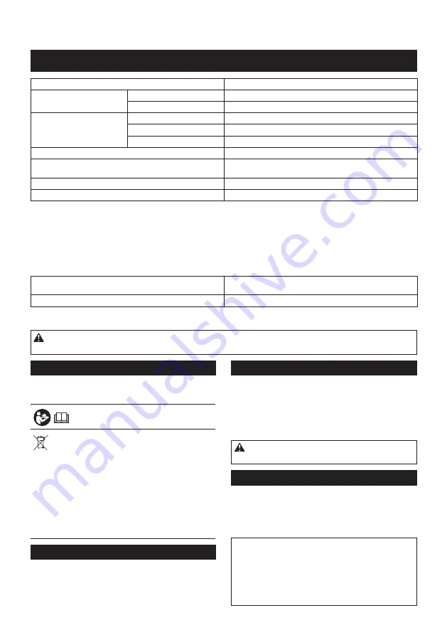 Makita DVC261 Instruction Manual Download Page 34