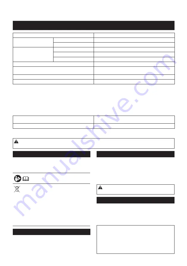 Makita DVC261 Instruction Manual Download Page 43