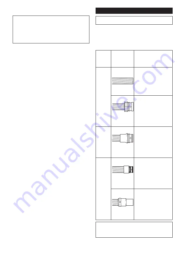 Makita DVC261 Instruction Manual Download Page 57