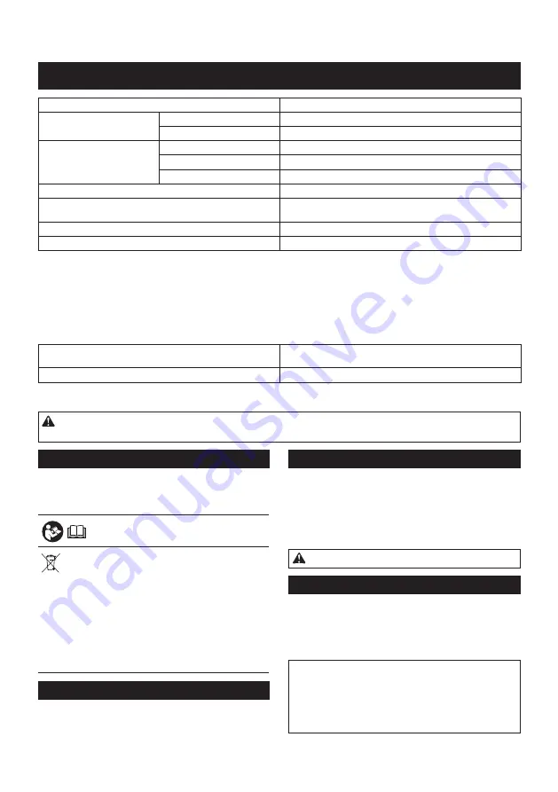 Makita DVC261 Instruction Manual Download Page 61