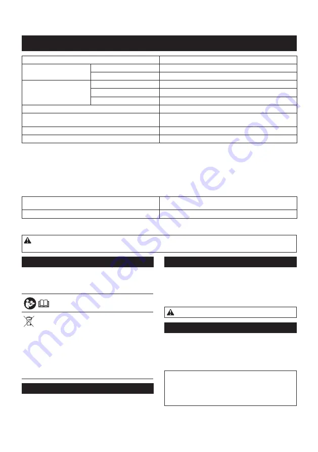 Makita DVC261 Instruction Manual Download Page 86