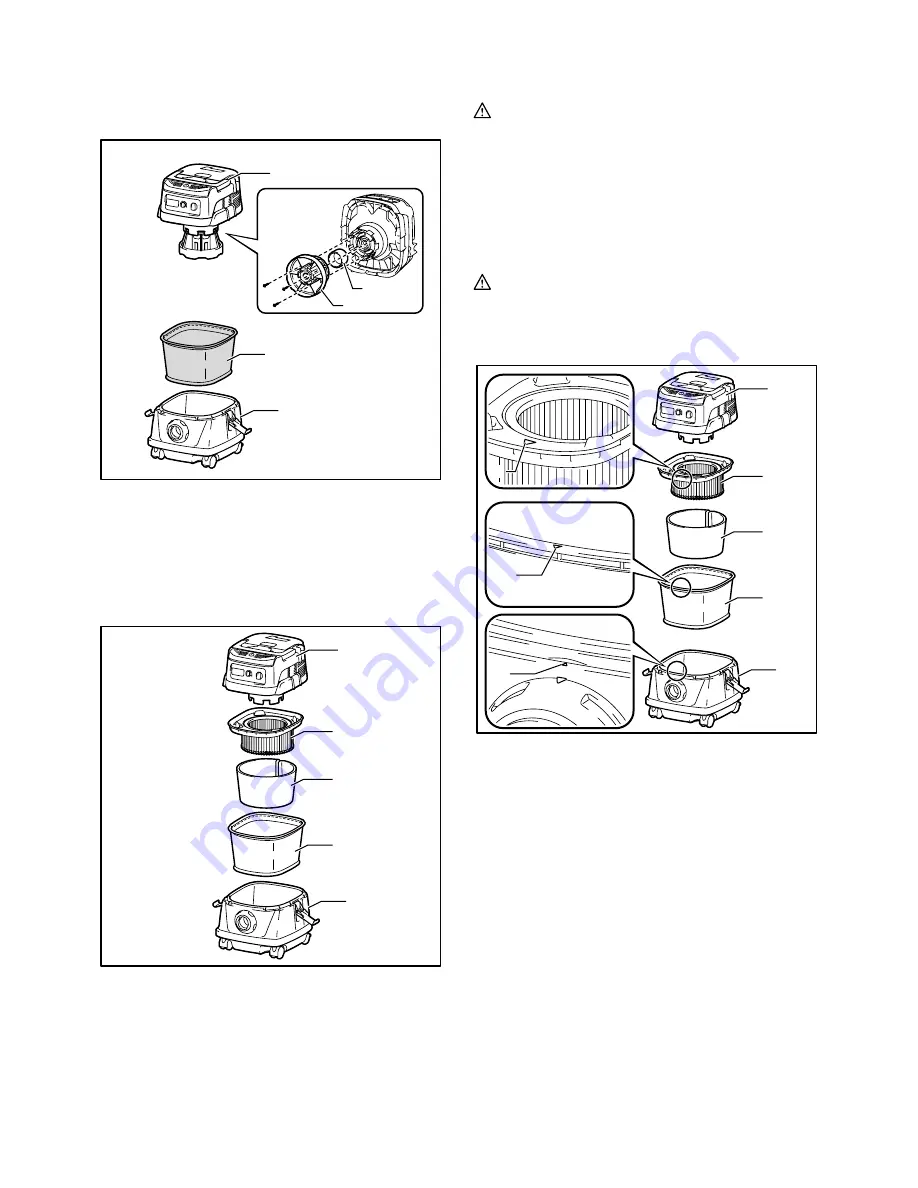 Makita DVC860L Instruction Manual Download Page 10