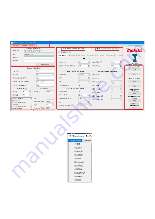 Makita FL Series User Manual Download Page 8