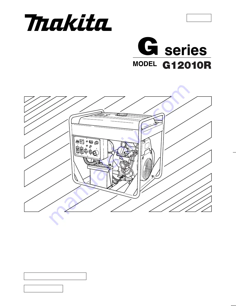 Makita G12010R Instructions For Use Manual Download Page 1