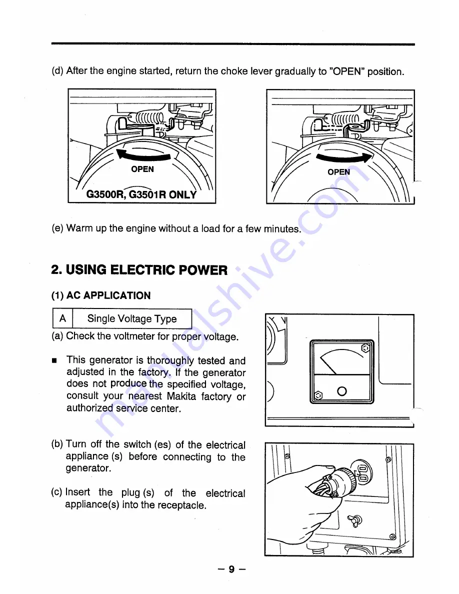 Makita G2400R Instruction Manual Download Page 12