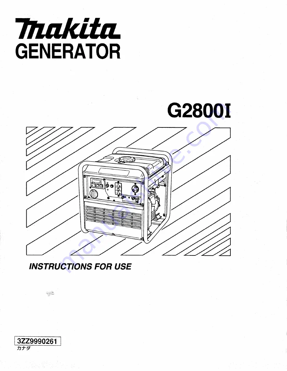 Makita G2800I Instructions For Use Manual Download Page 1