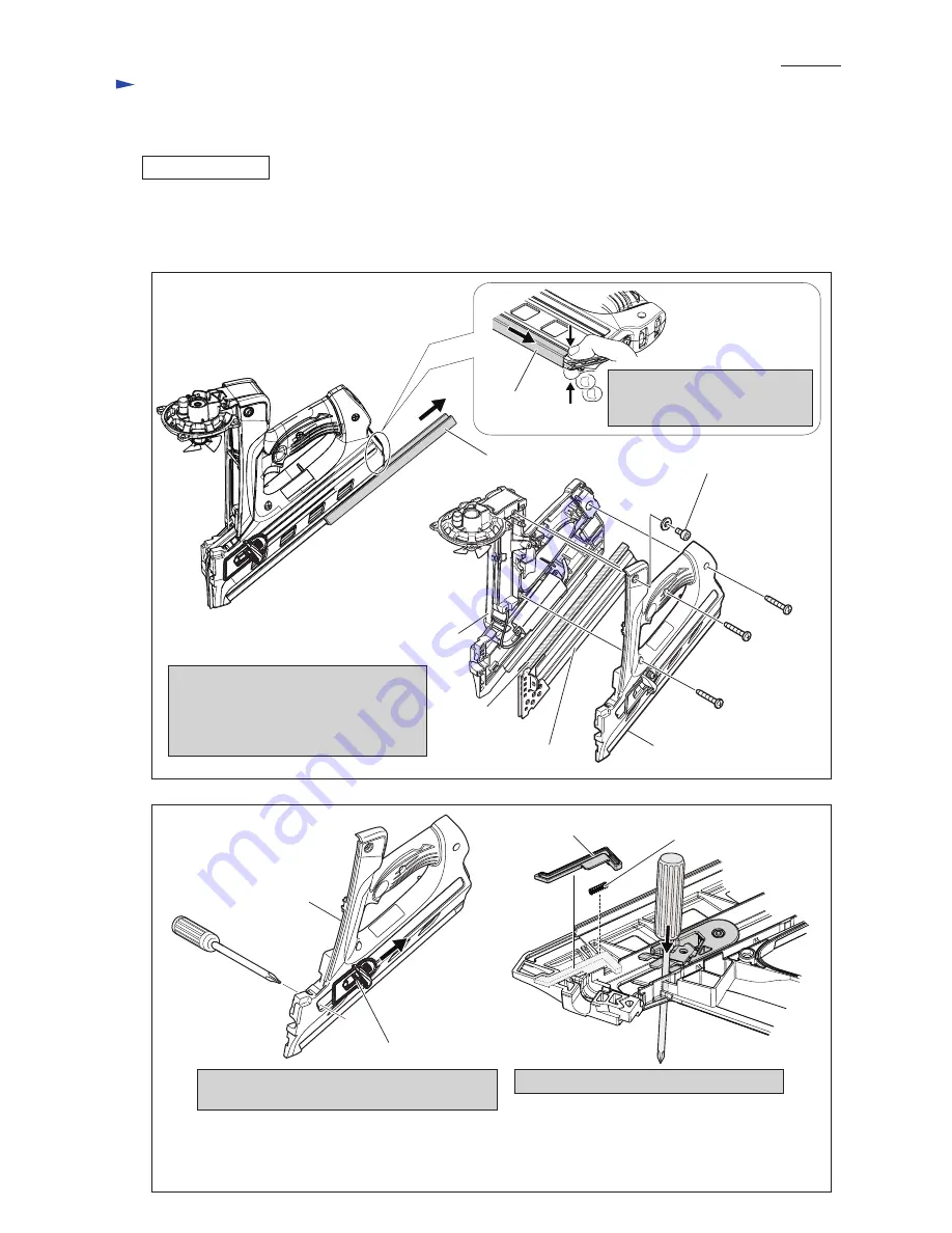 Makita Gas nailer GN900SE Technical Information Download Page 9