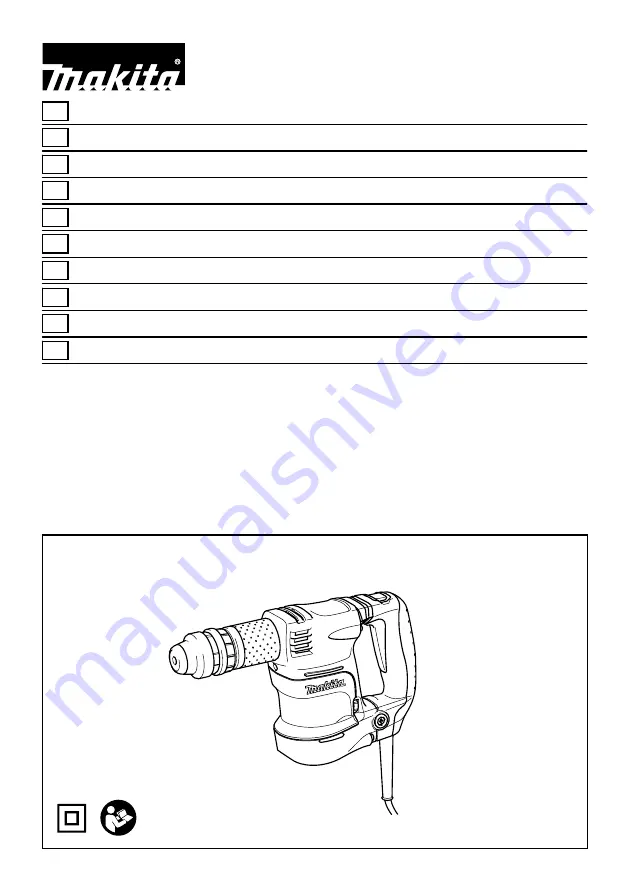 Makita HK1820 Instruction Manual Download Page 1