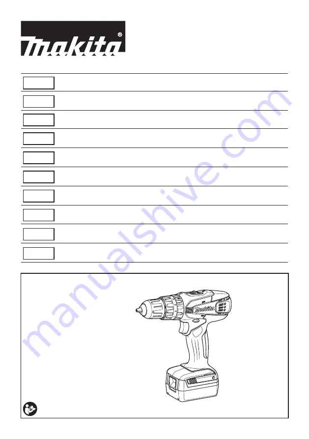 Makita HP347D Instruction Manual Download Page 1