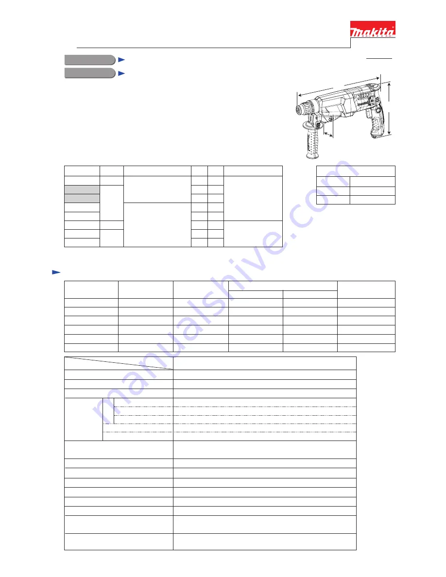 Makita HR2600 Скачать руководство пользователя страница 1