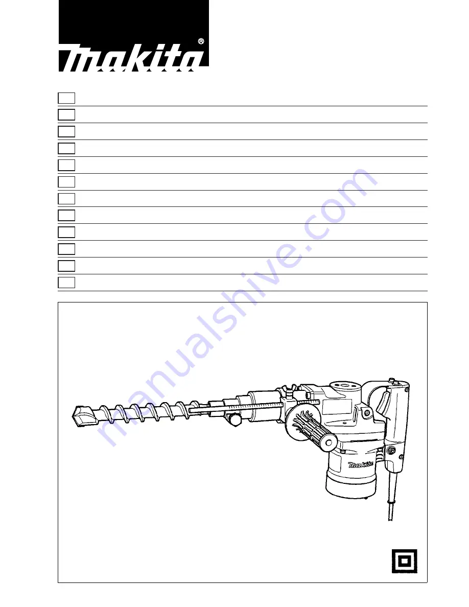 Makita HR3520B Instruction Manual Download Page 1