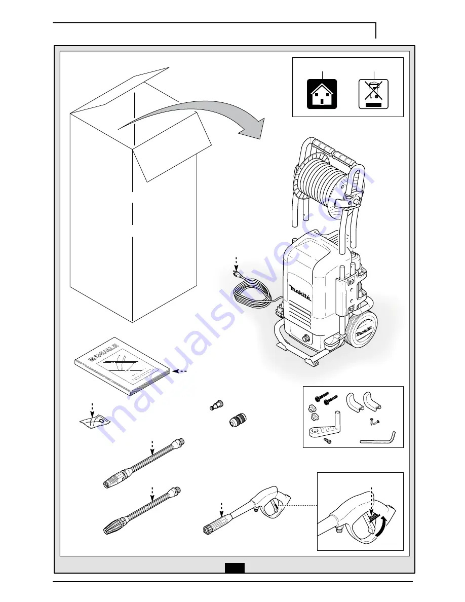 Makita HW 102 Manual Download Page 3